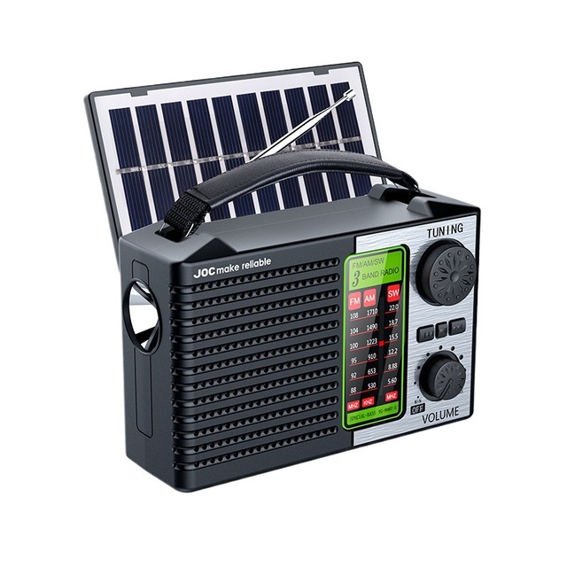Multi Functional Full Band Plug-in for Solar Powered Outdoor Radio with Amplified Sound and PCB Mounting