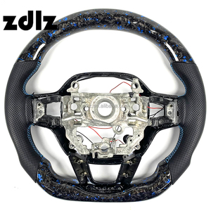 Volante de Fibra de Carbono Forjado Azul con Pantalla LED Personalizada para Honda Civic 11ª Generación 2021 2022 <span class=keywords><strong>2023</strong></span> 2024 - Product Image 6