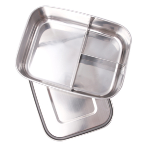 Boîte à lunch bento carrée en acier inoxydable personnalisée de 800 ml à 1500 ml, chauffable, sans BPA, récipient alimentaire multifonctionnel pour enfants et adultes - Product Image 4