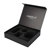Boîte d'emballage magnétique de luxe personnalisée avec logo pour gloss et rouge à lèvres, coffret de gloss et rouge à lèvres, emballage pour gloss