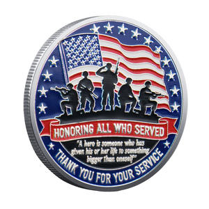 Moneta Commemorativa in Metallo Pressofuso 3D Personalizzabile con Emblema Aquila, per il Patriotismo degli Esercatori Militari - Edizione Speciale in Omaggio ai Veterani - Product Image 5