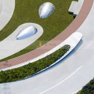 ANW8841 Escultura Decorativa Personalizable de Acero Inoxidable Estilo Art Deco con Formas Creativas - Product Image 3