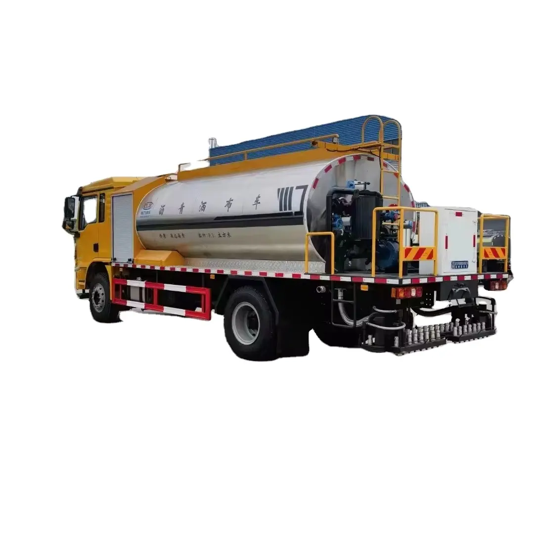 Dongfeng 3T-4T yol asfalt inşaat makineleri asfalt dağıtım kamyonu satılık