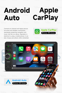 Reproductor de Android para Auto BQCC de 7 Pulgadas y 2 DIN, Carplay Inalámbrico, Navegación GPS, Wifi, Estéreo para Buick Land, Buick GL8 ES, Chevrolet Silverado - Product Image 5