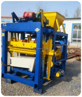 Machine de fabrication de béton ciment creux QT4-25 automatique un moule gratuit prix usine vendre au Ghana Kenya Ouganda Afrique
