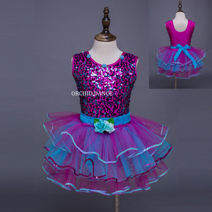 Ropa <span class=keywords><strong>de</strong></span> actuación navideña <span class=keywords><strong>para</strong></span> <span class=keywords><strong>niñas</strong></span>, traje <span class=keywords><strong>de</strong></span> baile <span class=keywords><strong>de</strong></span> Jazz y Ballet con lentejuelas - Product Image 4