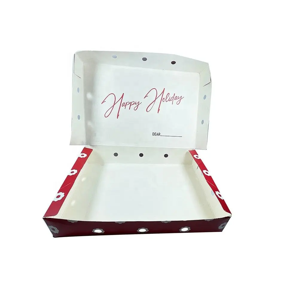 OEM Paper Folding Auto Pop Mini Mochi Donut Dessert Storage Packaging Boxes Design With Vent Hole Customized