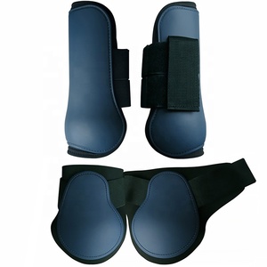 Ngựa Bền PU Shell Neoprene Fetlock Bảo Vệ Khởi Động Móc & Vòng <span class=keywords><strong>L</strong></span>ặp Fastener Đóng Cửa Khởi Động - Product Image 4