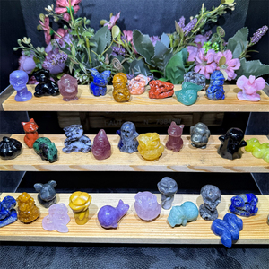 Pha Trộn Đầy Màu Sắc Pha Lê Số Lượng Lớn Bán Buôn Pha Lê Thủ Công Mỹ Nghệ Kết Hợp Mini Pha Lê Động Vật Nhân Vật Cho Món Quà - Product Image 1