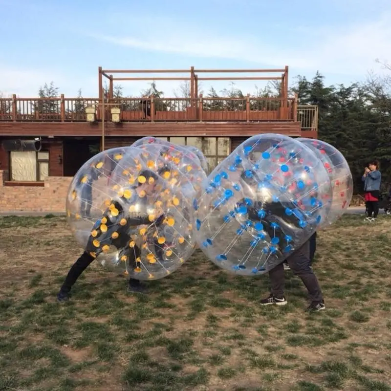 Pvc inflatable बुलबुला ज़ोर्ब बम्पर गेंद शरीर की गेंद