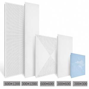 بلاط سقف صناعي مقاوم للحريق 60×60 من الألومنيوم مطلي بالبودرة بلاط معدني للأسقف مثقب للأسقف الفنية - Product Image 6