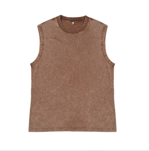 Débardeur Vintage Lavé pour Homme – T-shirt Sans Manches Décontracté et Ample, Style Urbain Tendance de Marque - Product Image 5