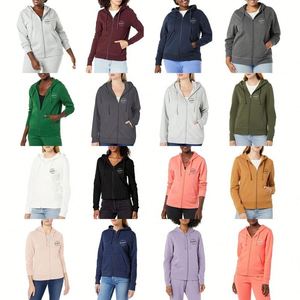 Fabricant 400g 100 coton épais imprimé chaud fermeture éclair Boxy fermeture éclair blanc épais sweats à capuche pour femmes vêtements - Product Image 5