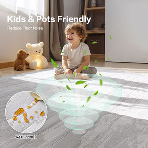 Alfombra Dsermer Esenciales para el Hogar, Moderna, Grande y Ecológica para Sala de Estar, Nuevo Diseño Abstracto Popular, Lavable a Máquina, 4m - Product Image 4