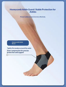 Manchon de compression respirant pour le soutien du talon, soulagement de la fasciite plantaire, protection sportive pour les pieds - Product Image 6