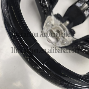 Vente directe d'usine, vente en gros, volant de voiture en fibre de carbone forgée Alcantara LED pour Ford Mustang - Product Image 6