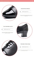 Chaussures de danse de salon pour hommes adultes, chaussures à lacets à bout rond et talon cubain, chaussures de danse contemporaine en daim à semelle souple