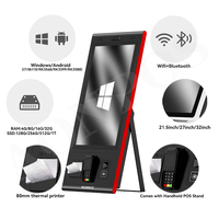 Kiosque de bureau et de vente AonPos à écran tactile de 32 pouces Kiosque intelligent en libre-service Kiosque de commande numérique extérieur avec imprimante Scanner