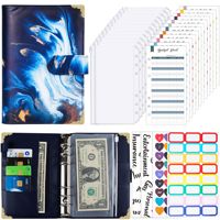 Organisateur compact PUCover, planificateur efficace pour un usage quotidien avec logo personnalisé, conception à feuilles mobiles pour l'école et le bureau, emballé dans une boîte