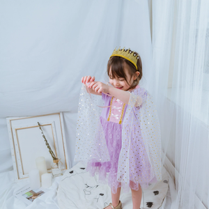 Chal para niños Capa Disfraz Niñas Princesa Velos Prendas de abrigo Capa Chal Disfraz Niñas Princesa Velos Prendas de abrigo Capa - Product Image 3