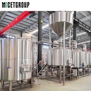 Équipement de brasserie 20HL Salle de brassage chauffée à la vapeur Machine de fabrication de bière entièrement automatique à 4 navires pour tout le système de brassage du malt - Product Image 4