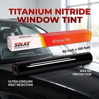 Film de protection solaire pour vitres de voiture en nitrure de titane, excellent substrat optique en PET, haute réjection infrarouge