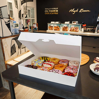 Boîtes à donuts en gros pour boulangeries avec logo, taille personnalisée, design unique, biodégradables, luxe, toutes tailles, boîtes en papier