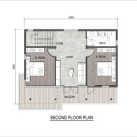Villa Quacent à 3 étages, grande villa au design moderne, maison miniature pour complexe hôtelier polyvalent, maison préfabriquée, installation rapide