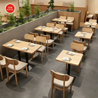 Chaises de table à manger commerciales modernes pour café, restaurant, restauration rapide, panneau en tissu gris carré, mobilier de café, mobilier de restaurant