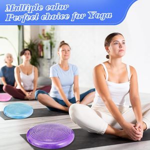 CZFIT Disco de Equilibrio Azul Resistente para Fitness, Entrenamiento de Core y Yoga, con Bomba - Product Image 5
