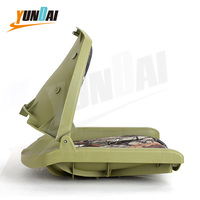 Siège de bateau camouflage pliable Banquette de bateau camouflage confortable pour Jon Boat