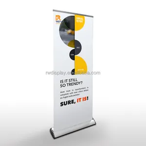 China Wholesaler custom promotional wall mounted roll up banner stand outdoor
