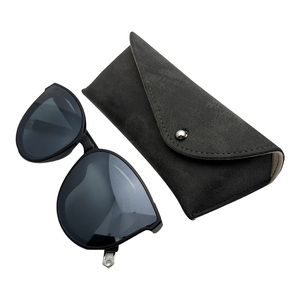 Kính mát trường hợp <span class=keywords><strong>Fancy</strong></span> <span class=keywords><strong>Eyewear</strong></span> túi sang trọng kính hộp da Kính mắt Pouch quang Khung kính trường hợp - Product Image 2