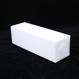 Hand Blown Frosted Opal White Cylinder square Glass <strong>Light</strong> <strong>Shade</strong> for Pendant Table Lamp Glass <strong>Bedroom</strong> Table Lampshade - Product Image 2