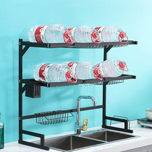 Cucina in acciaio inox monostrato lavello a scomparsa scolapiatti tavolo lavello piastra di stoccaggio rack di stoccaggio <span class=keywords><strong>one</strong></span>-stop - Product Image 6