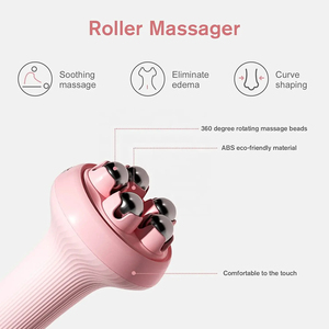 Nuevo diseño de mano masaje rodillo bola hielo frío cara cuello pie rodillo masajeador máquina - Product Image 3