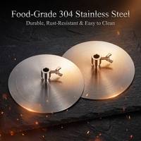 Disques à viande pour rôtissoire en acier inoxydable de qualité supérieure, plaque à gyros ronde de 160 mm, embouts de broche de barbecue, accessoires de barbecue