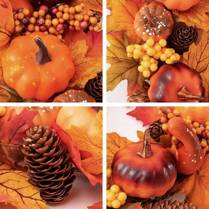 Ghirlanda AYOYO con Foglie d'Acero, Zucca, Pino, Decorazioni per Raccolto, Ringraziamento, <span class=keywords><strong>Halloween</strong></span>, Natale, Capodanno, Arredamento Casa - Product Image 6