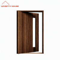 Prettyhouse - Puertas de Seguridad Metálicas Manuales Antirrobo Modernas y Duraderas para Uso Exterior en Hogares, Previenen Robos