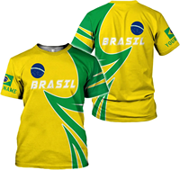 Vêtements Brésiliens en Gros Produits du Brésil Vêtements Drapeau Brésilien T-shirt Brésilien