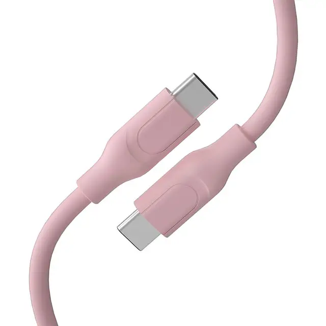 Oem Hoge Kwaliteit Zacht Silicium Usb 2.0 Type C Snel Opladen En Datakabel 1M 2M 3M Usb C Naar Usb C Kabel