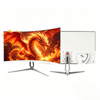 Moniteur de jeu incurvé LCD QHD 24 pouces, résolution 1920*1080, 180 Hz, 1K, compatible avec le montage mural