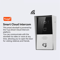 Sonnette vidéo intelligente TuoAn Tuya pour la maison intelligente, caméra HD 2 mégapixels avec vision nocturne, moniteur intérieur, déverrouillage par carte intelligente
