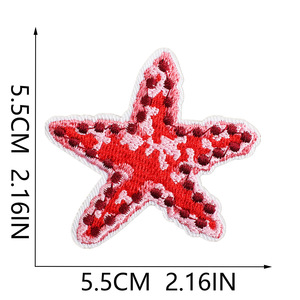 Handmade hợp thời trang màu đen BƯỚM THÊU các bản vá lỗi sắt-on vải các bản vá lỗi cho Hat Trang trí nội thất cậu bé cô gái người đàn ông Phụ Nữ Nhỏ PVC thêu - Product Image 6