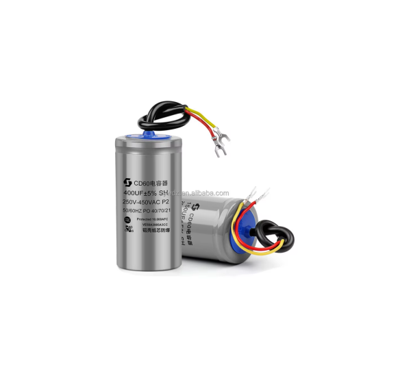 CD60 Starting Capacitor 450V 35UF25UF20UF50UF75UF100UF150UF200UF250UF300UF350UF400UF Motor Starting Capacitor Motor Run