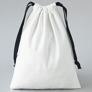 Sac à cordon en coton biologique écologique personnalisé 9x12cm, en sergé, réutilisable, portable, pour artisanat, dés, cadeaux recyclables, vente en gros - Product Image 6