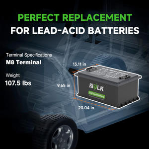 HULK 48V LiFePO4 Golf wagen Batterie 36V/51,2 V/72V LCD-Anzeige 100Ah/200Ah Lithium-Ionen-Pack für Elektro fahrzeuge - Product Image 6
