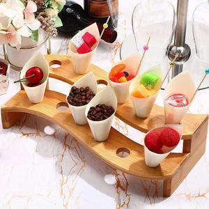 Sıcak satış ahşap koniler restoran parti tatma ahşap koniler - Product Image 4