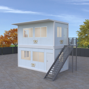 Nuevo Diseño de Contenedor Aislado Plegable de 20, 30 y 40 Pies, Casa Prefabricada Habitable, Estudio o Cobertizo para <span class=keywords><strong>Europa</strong></span>, Polonia y Alemania - Product Image 3