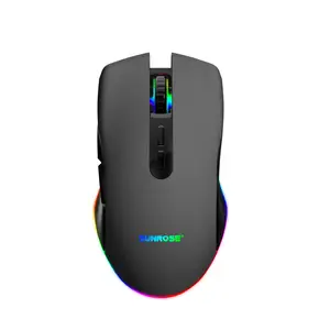 New High Quality Doal Mode Wireless Game Mouse RGB 6D Gaming Mouse for Gamer
